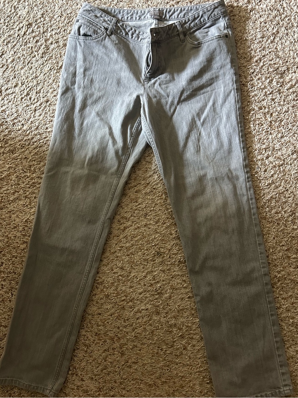 J Jill Gray Denim 12 Stretch Slim Leg